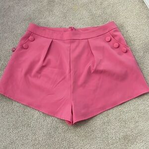 Pink shorts never worn